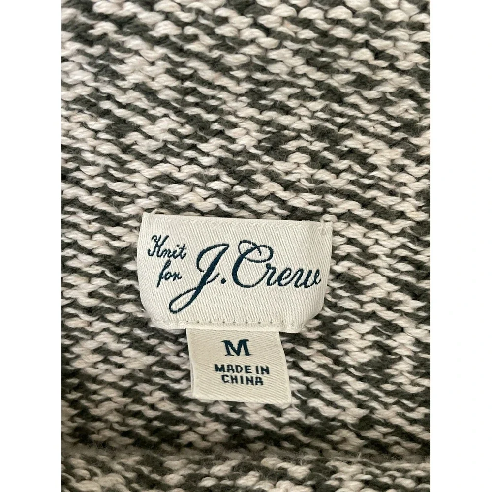 J Crew Unisex 1988 Rollneck Fisherman Kit Sweater M Marled Heathered Oarsman